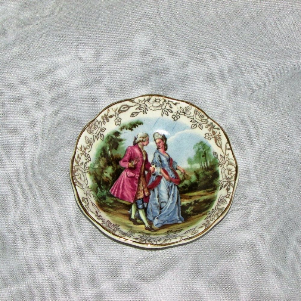 Pin Dish Vintage James Kent Porcelain Romance England Trinket